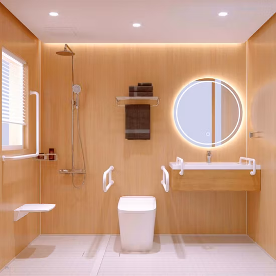 Unité résidentielle de l'hôtel Sally, salle de douche en gros, maison préfabriquée, dosettes de salle de bains modulaires préfabriquées