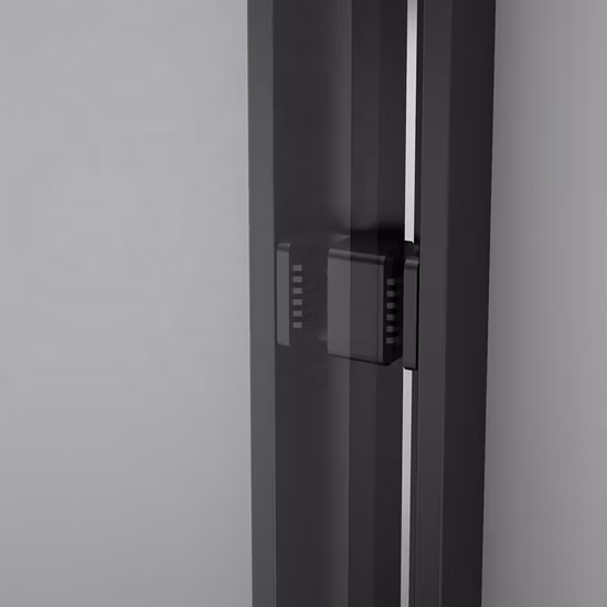 Porte de douche coulissante en verre trempé 5/16